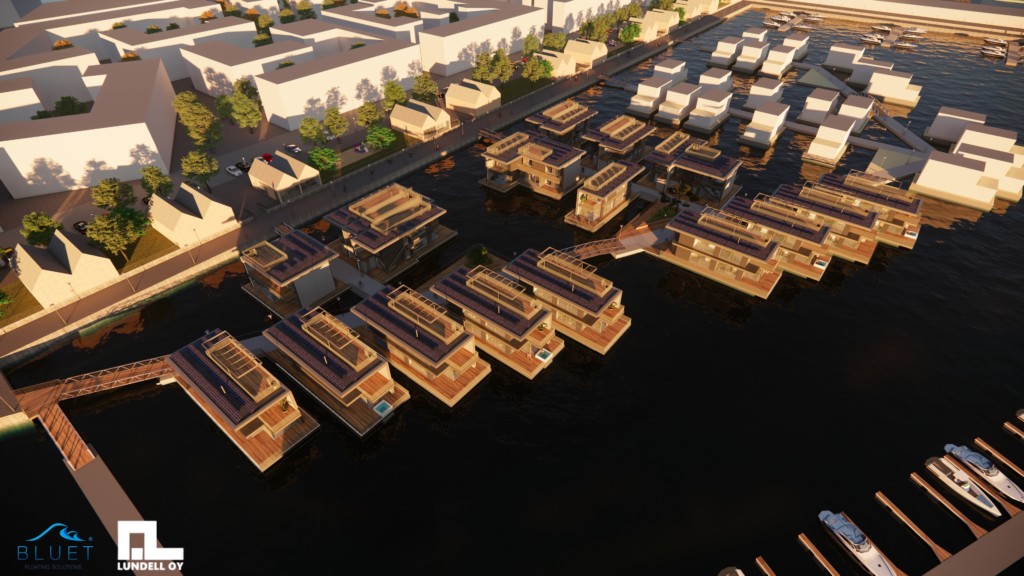 Verkkosaari floating housing area